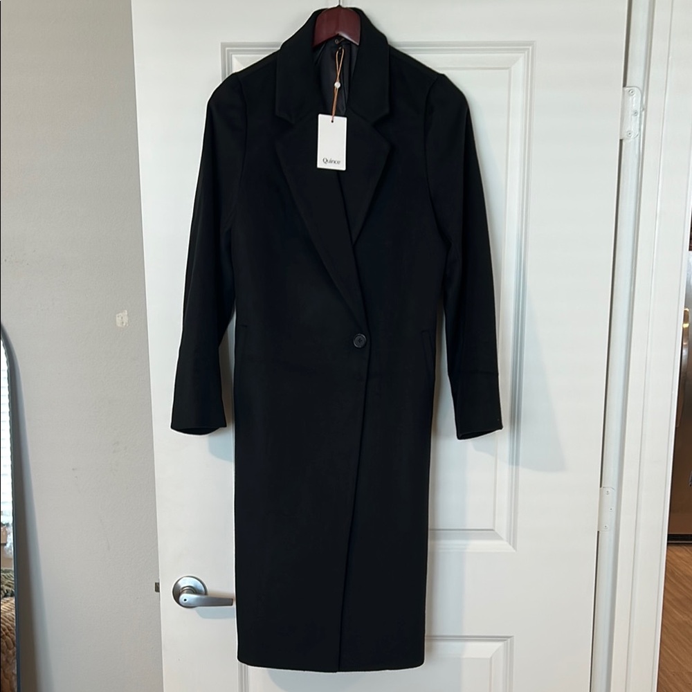 Classic Italian Wool Breasted Coat